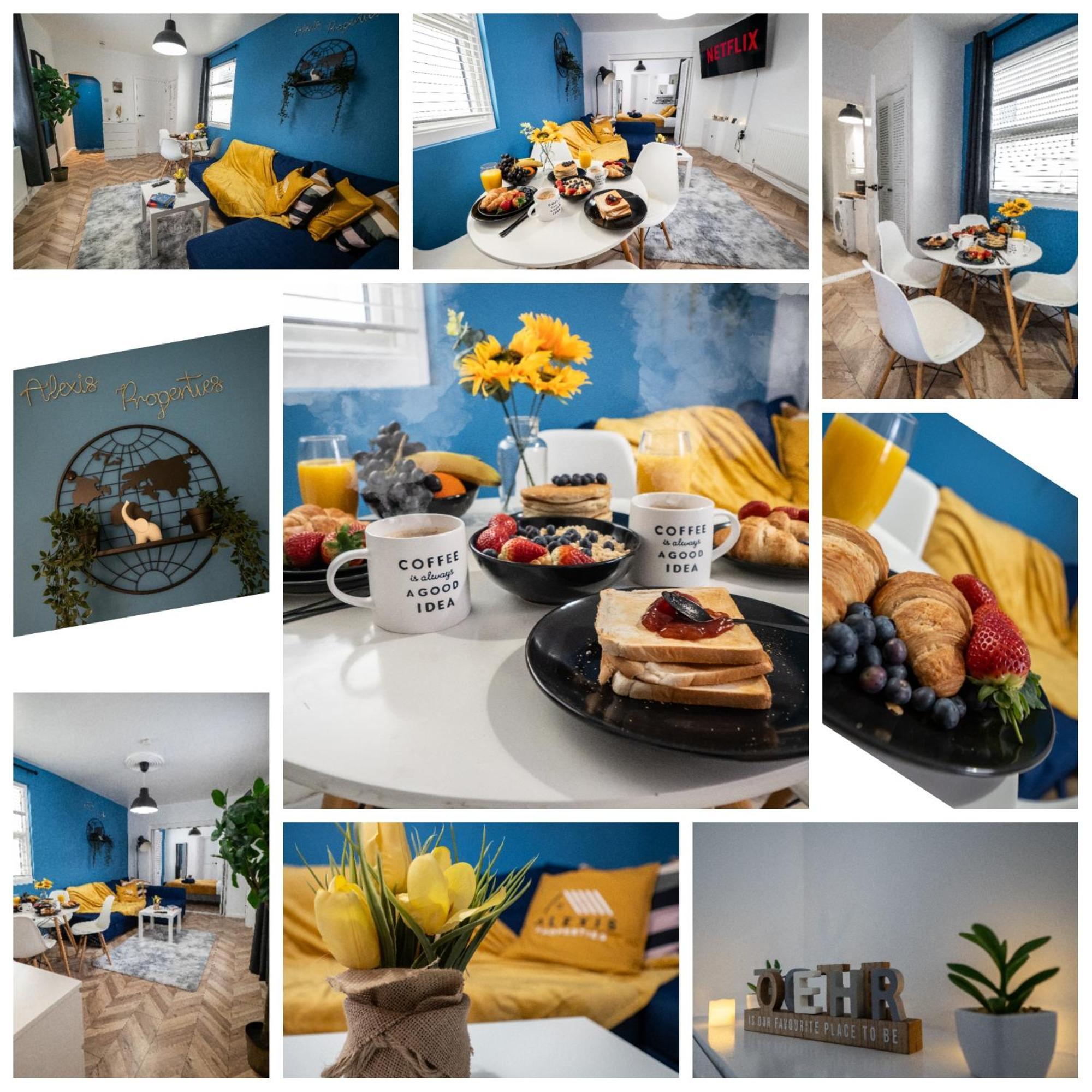 Seaside Retreat: Luxury 1-Bed, Free Parking Lägenhet Portsmouth Exteriör bild